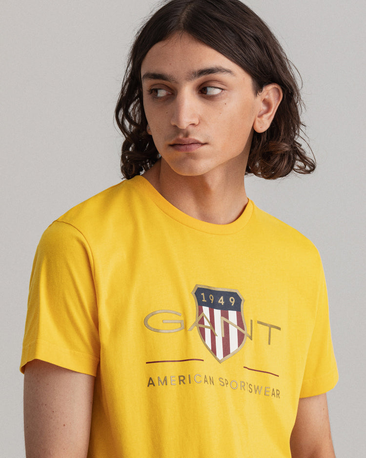 Męski T-shirt z nadrukiem