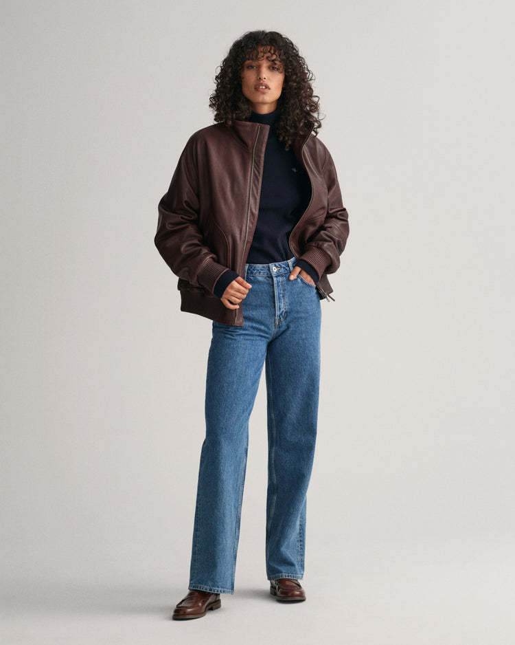 Sweter z golfem extra fine