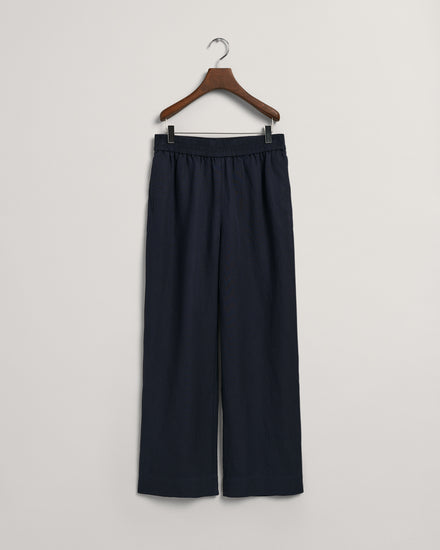 Spodnie damskie relaxed fit granatowe