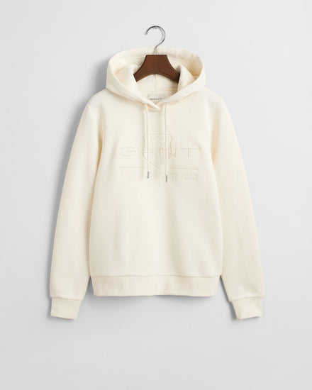 Bluza damska z nadrukiem z kapturem regular fit