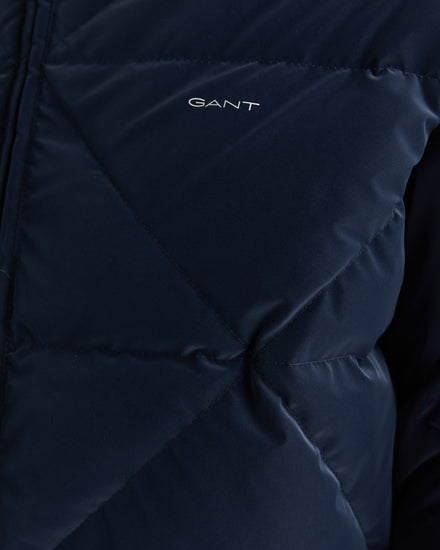 Kurtka damska z kapturem regular fit granatowa