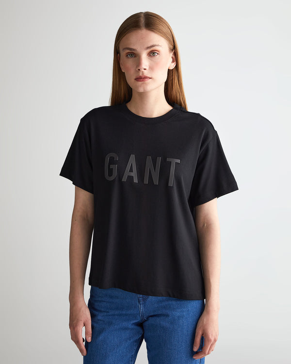 Techniczna koszulka graficzna cropped