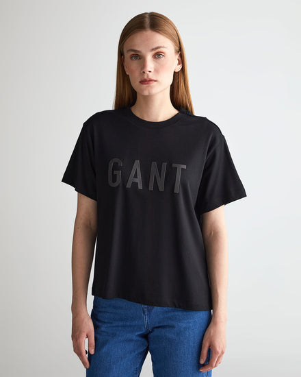 Techniczna koszulka graficzna cropped