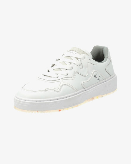 Buty sportowe męskie z nadrukiem białe