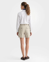 Szorty damskie relaxed fit beżowe