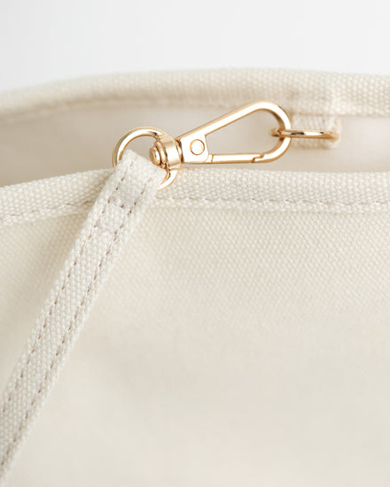 Bawełniana torba unisex kremowa