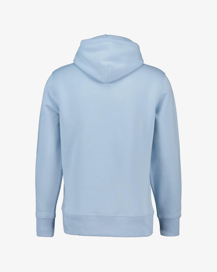 Męska niebieska bluza z kapturem