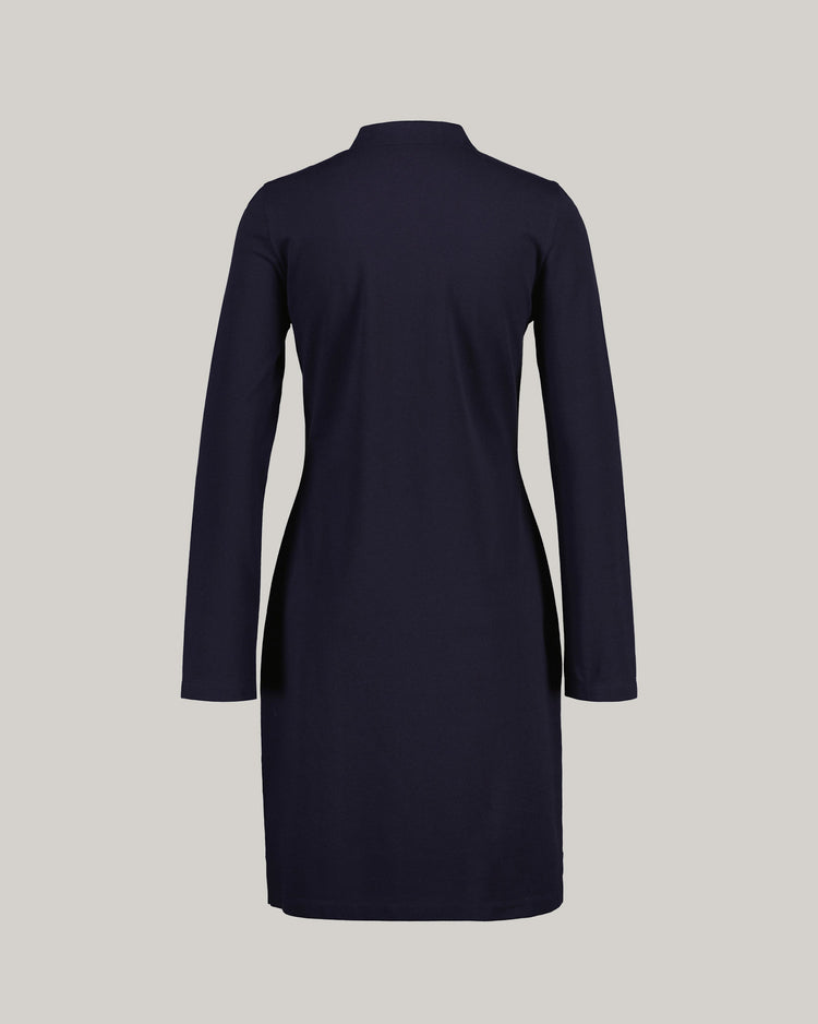 Sukienka z piki z długimi rękawami