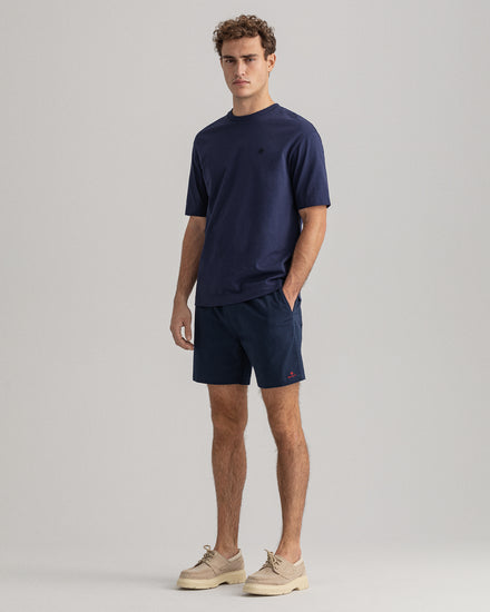 Męskie granatowe szorty relaxed fit