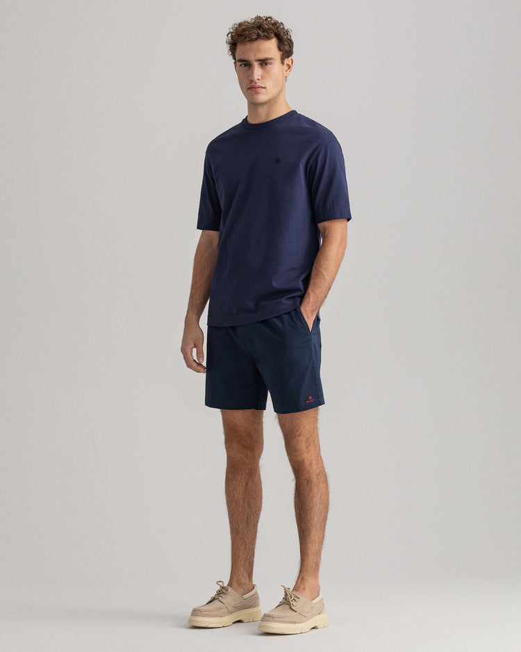 Męskie granatowe szorty relaxed fit