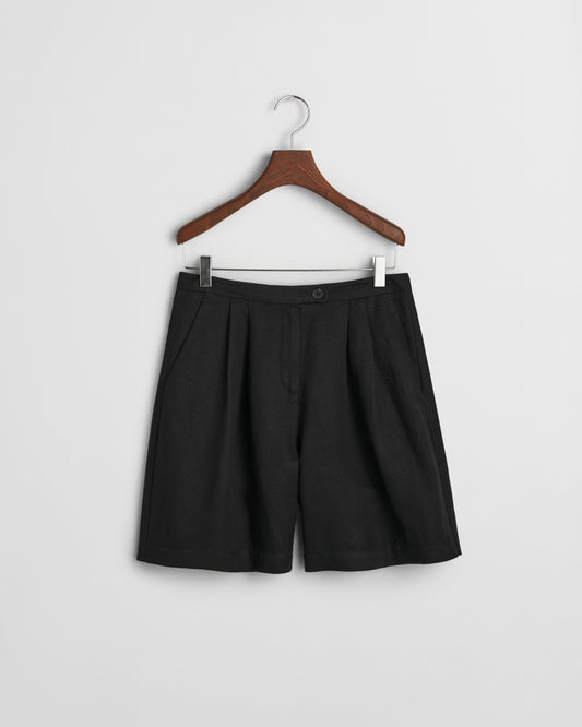 Szorty damskie relaxed fit czarne