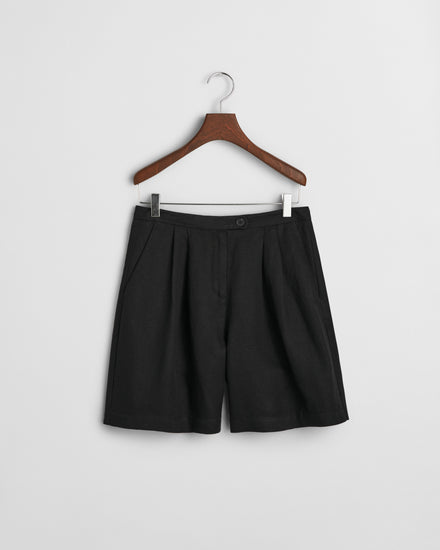 Szorty damskie relaxed fit czarne