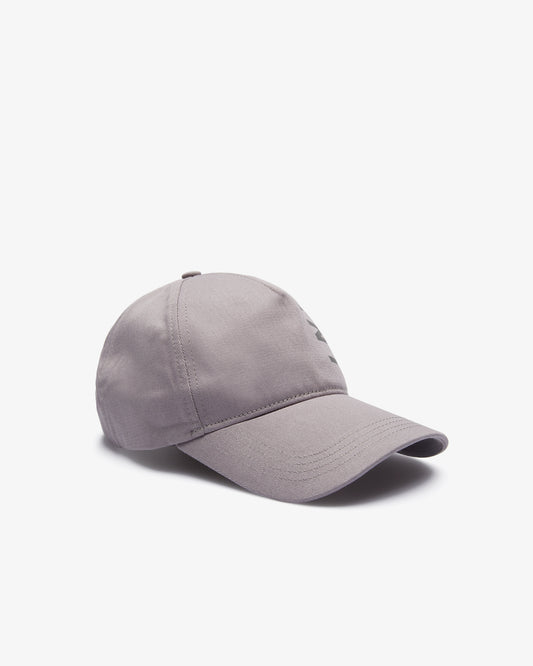 Bawełniana czapka z daszkiem unisex z nadrukiem szara