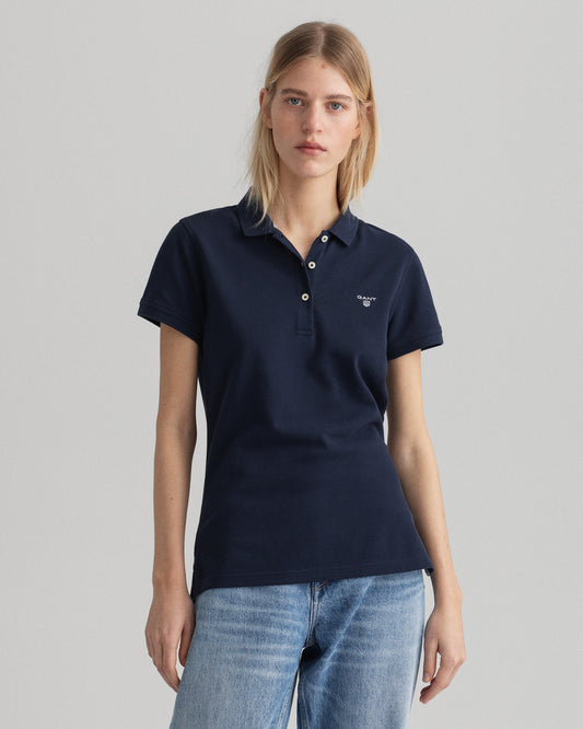 Damska koszulka polo letnia z piki