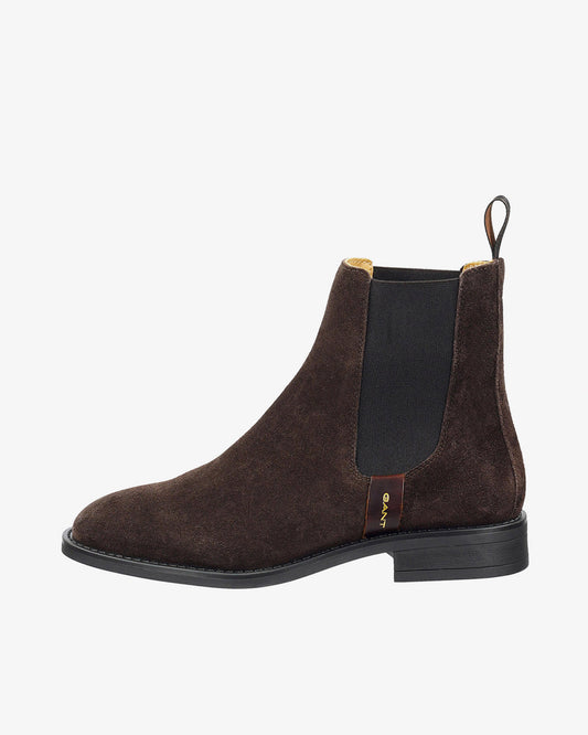 Buty zimowe damskie brązowe