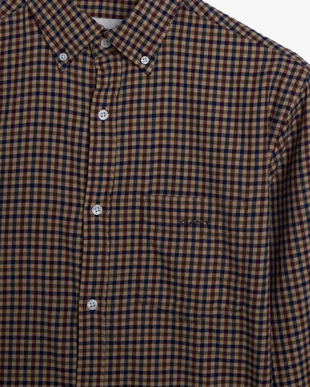 Koszula micro multi twill w kratę regular fit