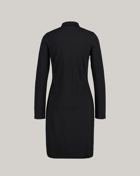 Sukienka z piki z długimi rękawami