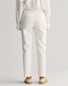 Spodnie damskie slim fit beżowe
