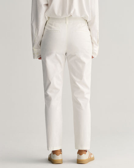 Spodnie damskie slim fit beżowe