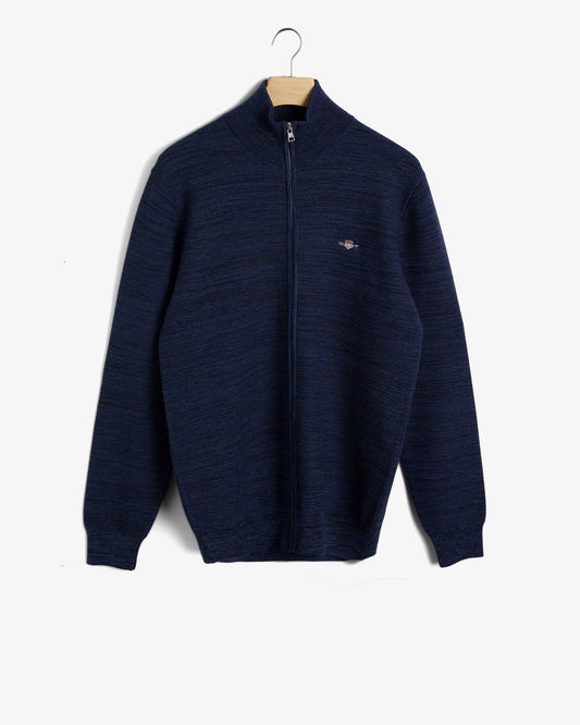 Dwukolorowy sweter z zamkiem błyskawicznym Links-Links