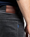 Spodnie męskie slim fit szare