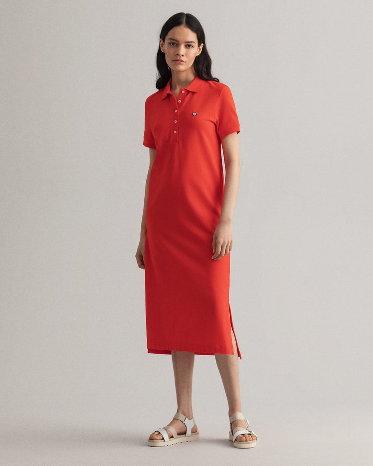 Damska sukienka polo z piki