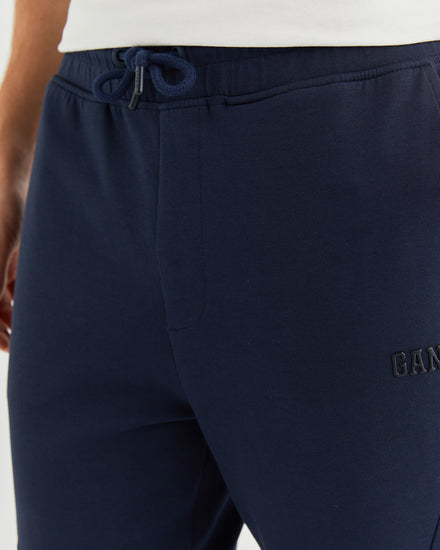 Spodnie dresowe męskie regular fit granatowe