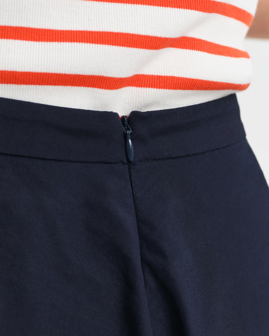 Spódnica damska loose fit granatowa