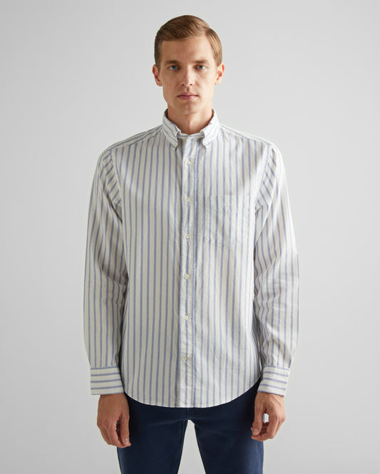 Koszula oxford regular fit w paski