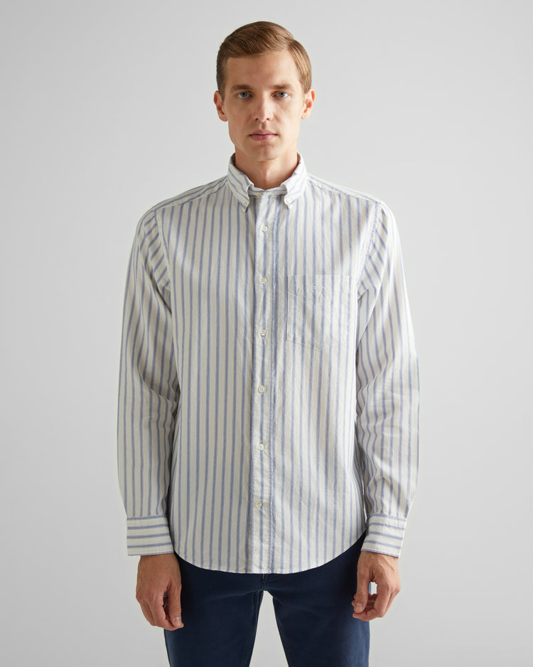 Koszula oxford regular fit w paski