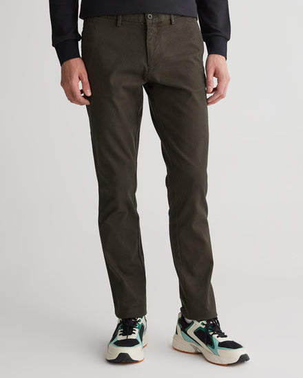 Spodnie męskie regular fit zielone