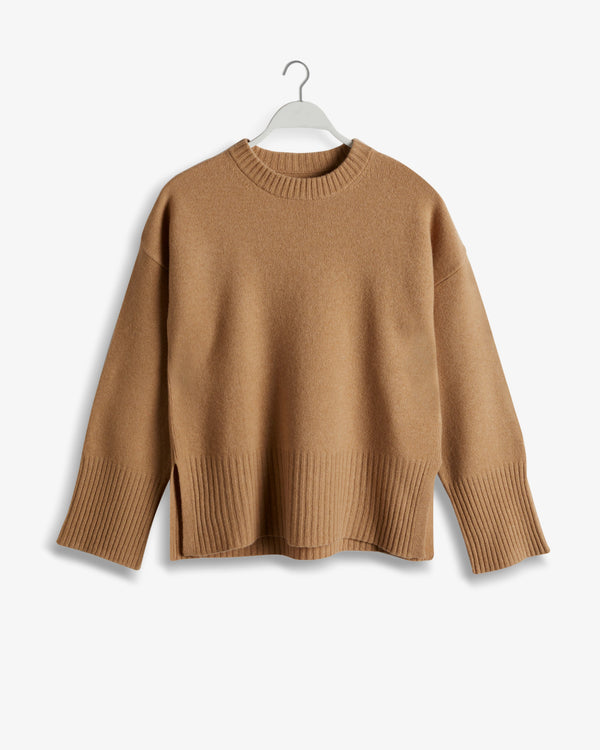 Sweter Lounge z okrągłym dekoltem