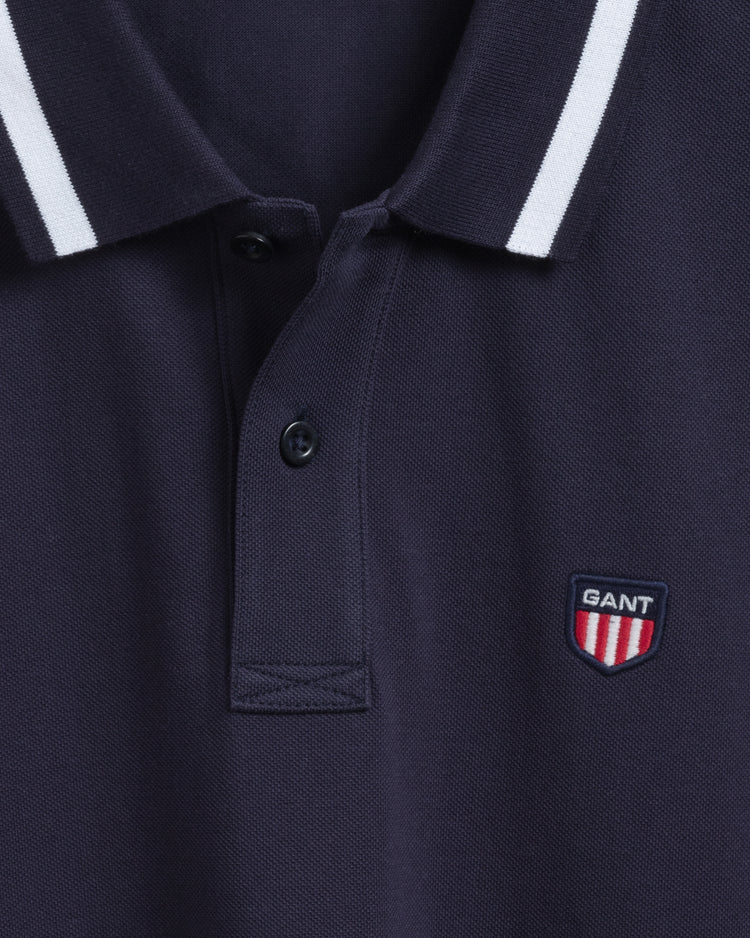 Męska koszulka polo z piki retro