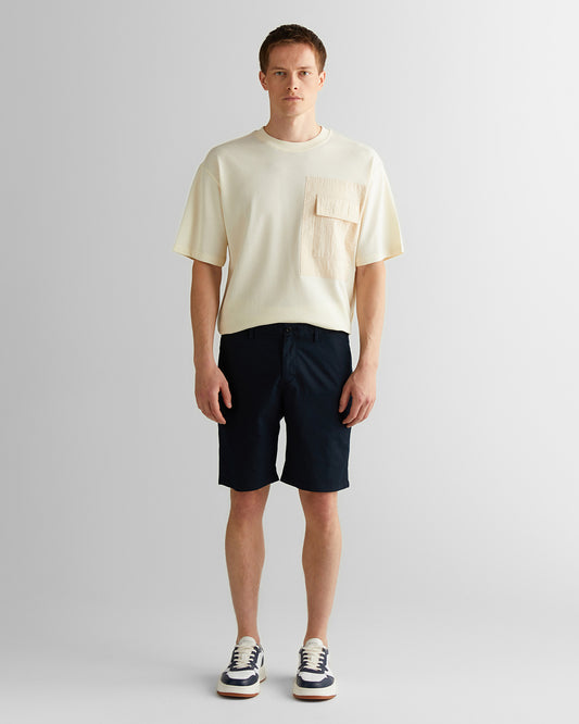 Szorty męskie slim fit czarne