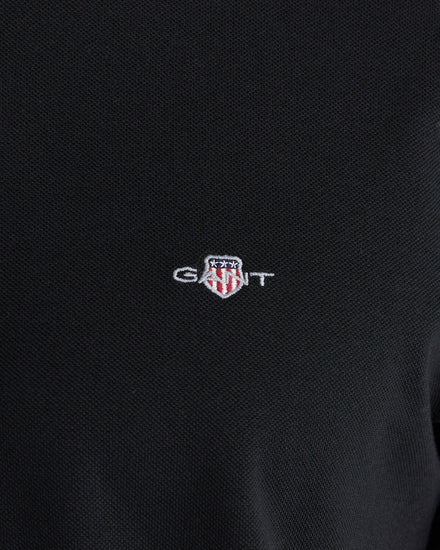 T-shirt pique z okrągłym dekoltem