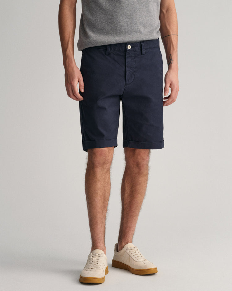 Szorty męskie regular fit granatowe