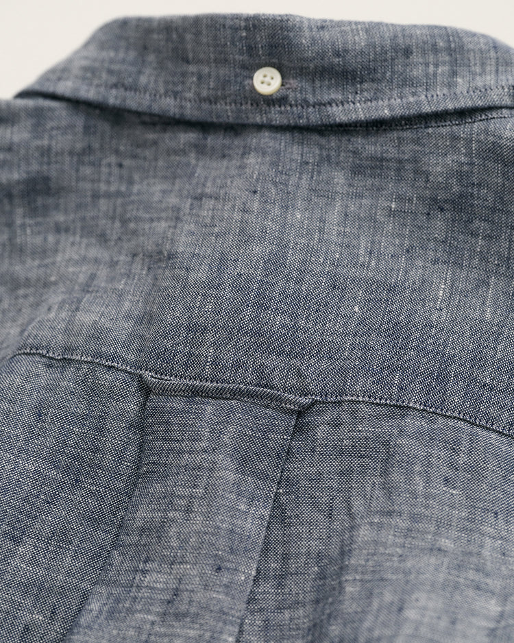 Koszula męska z krótkim rękawem regular fit niebieska