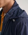 Kurtka męska z kapturem regular fit granatowa