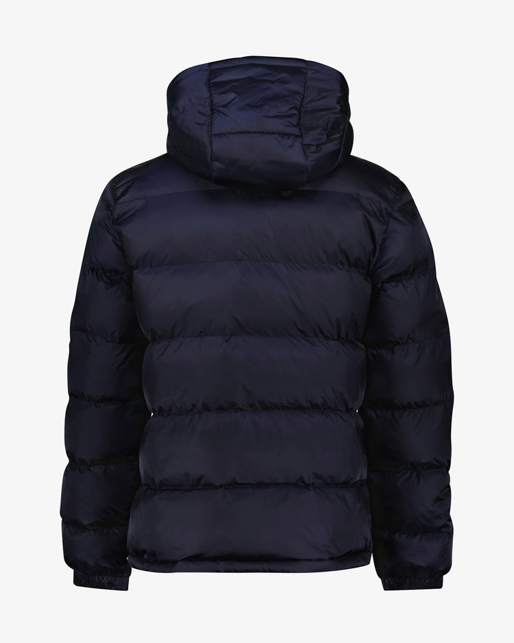 Kurtka męska z kapturem regular fit granatowa