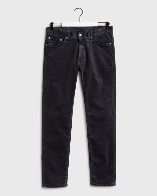 Spodnie męskie slim fit szare