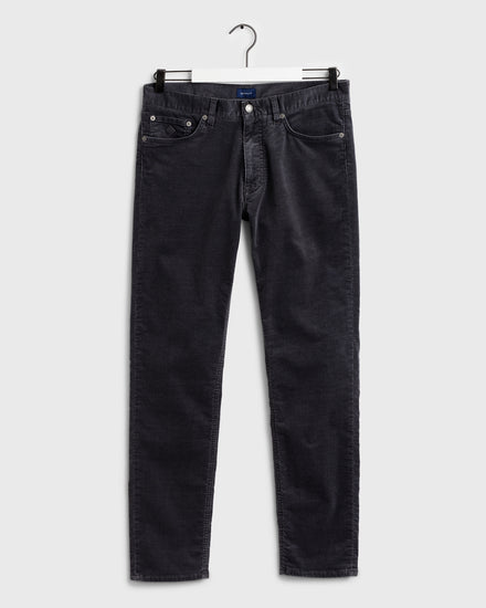 Spodnie męskie slim fit szare