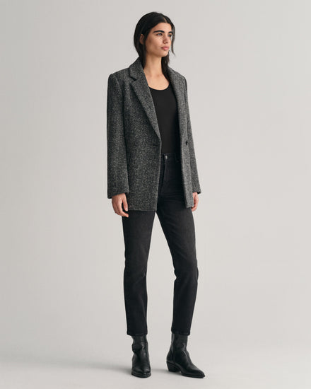 Spodnie jeansowe damskie slim fit czarne