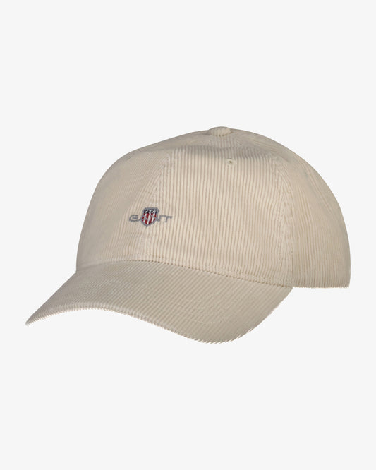Czapka z daszkiem unisex kremowa