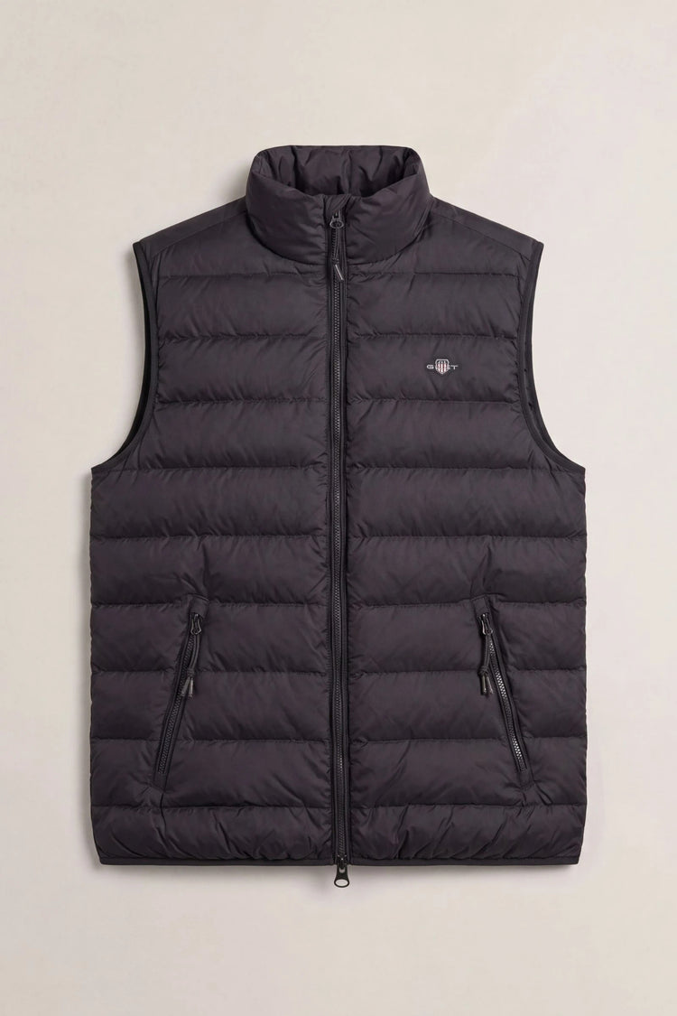 Kamizelka puchowa lekka męska szara