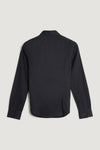 Satynowa koszula damska slim fit czarna