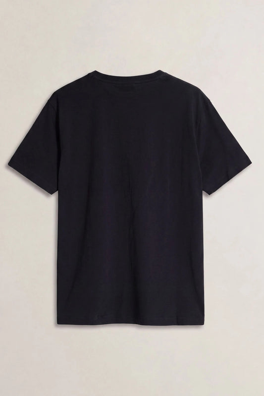 T-shirt męski z nadrukiem czarny