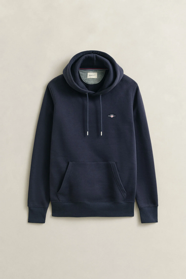 Bluza męska z kapturem regular fit granatowa