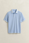 Koszulka polo męska z krótkim rękawem regular fit niebieska