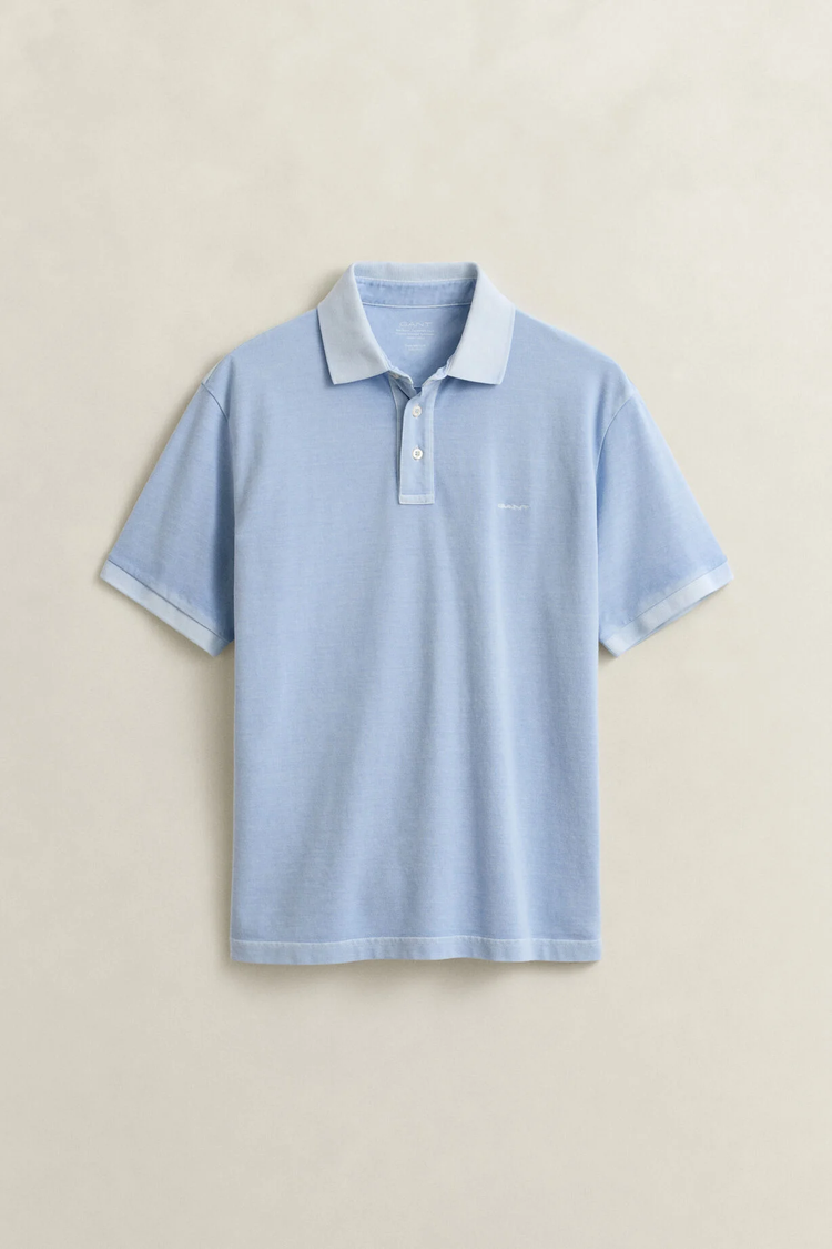 Koszulka polo męska z krótkim rękawem regular fit niebieska