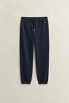 Spodnie dresowe damskie regular fit granatowe